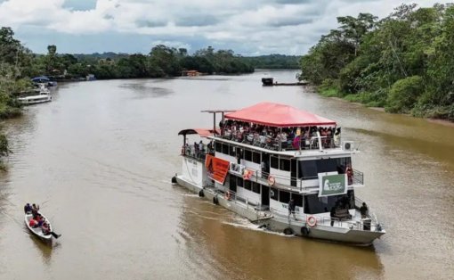 Flotilha Yaku Mama chega à COP30 com demandas de povos indígenas