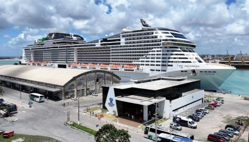 Maceió abre temporada de cruzeiros com o Costa Favolosa