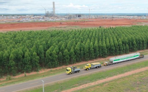 Logística de gigantes: Projeto Sucuriú recebe balão da caldeira