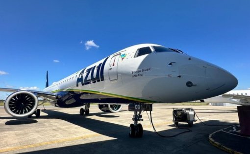 Azul recebe a 42ª aeronave Embraer 195-E2 de sua frota