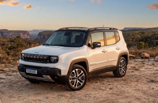 Jeep Renegade 2027 ganha sistema híbrido leve