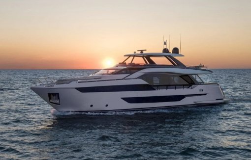 Iate Ferretti Yachts 940 chega ao Brasil com produção local