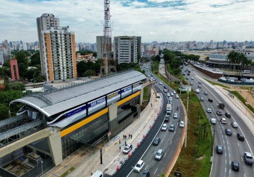 São Paulo inaugura nova linha de metrô que chega até Congonhas