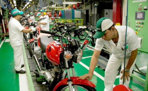 Produção de motocicletas tem 2º melhor trimestre da história