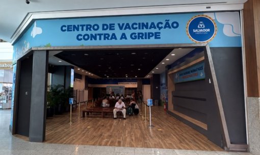 SMS mantém Centro de Vacinação no Salvador Shopping
