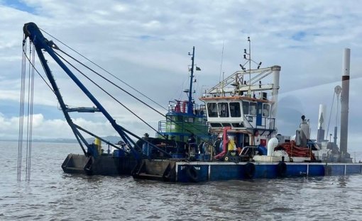 Portos RS inicia dragagem da hidrovia e conclui o Canal Belém