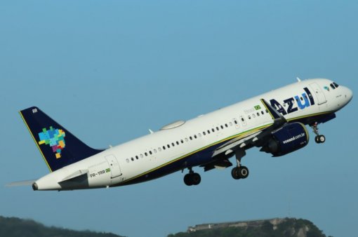 Azul transporta mais de 1,37 milhão de Clientes de jan/mai em PE
