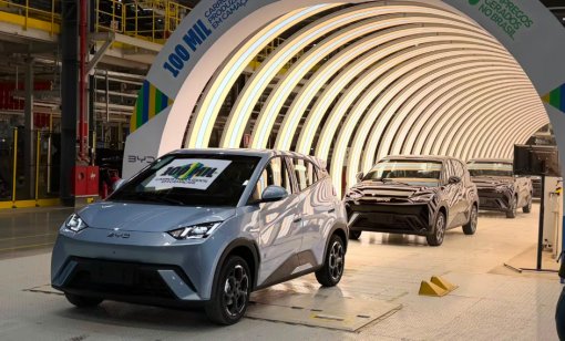 BYD chega a 100 mil veículos montados na fábrica de Camaçari (BA)