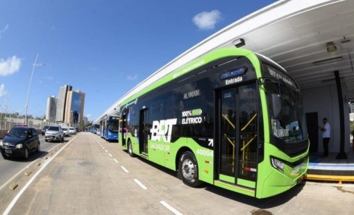 Salvador vai ganhar 100 novos ônibus elétricos