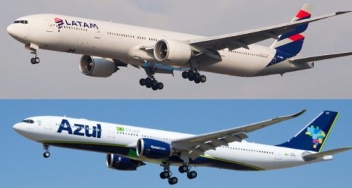 Azul e Latam iniciam dois novos voos no Nordeste