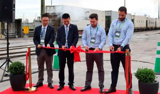 TCP e Brado inauguram 3ª. linha férrea em Paranaguá