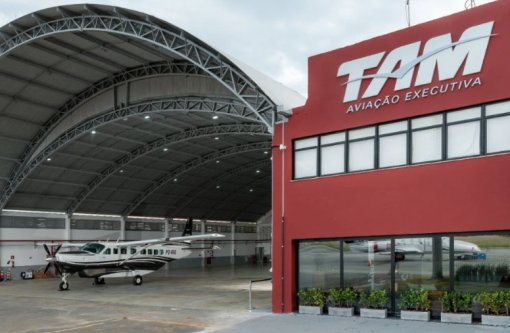 TAM Aviação Executiva inaugura novo hangar em Pampulha